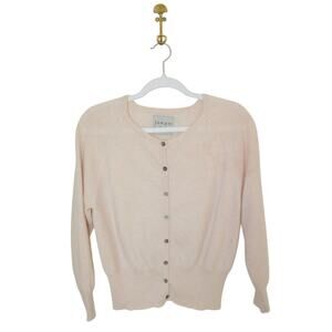 Jumper 1234 Cashmere Cardigan Oat Cream Size 3